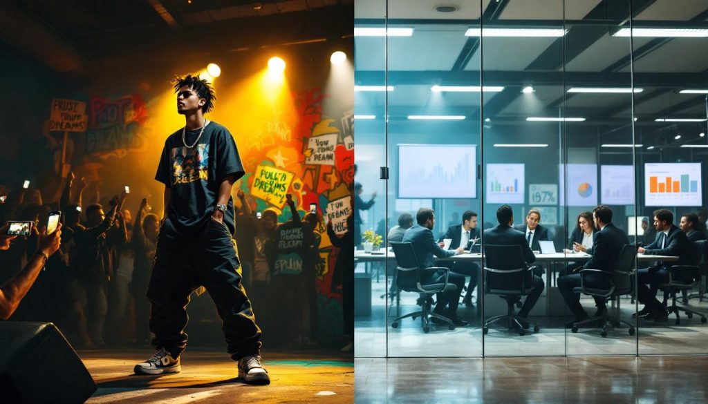 découvrez comment la jeunesse d’aujourd’hui navigue entre rap engagé et rap business, tiraillée entre messages sociaux et impératifs commerciaux. analyse des contradictions et des aspirations qui traversent la nouvelle génération.