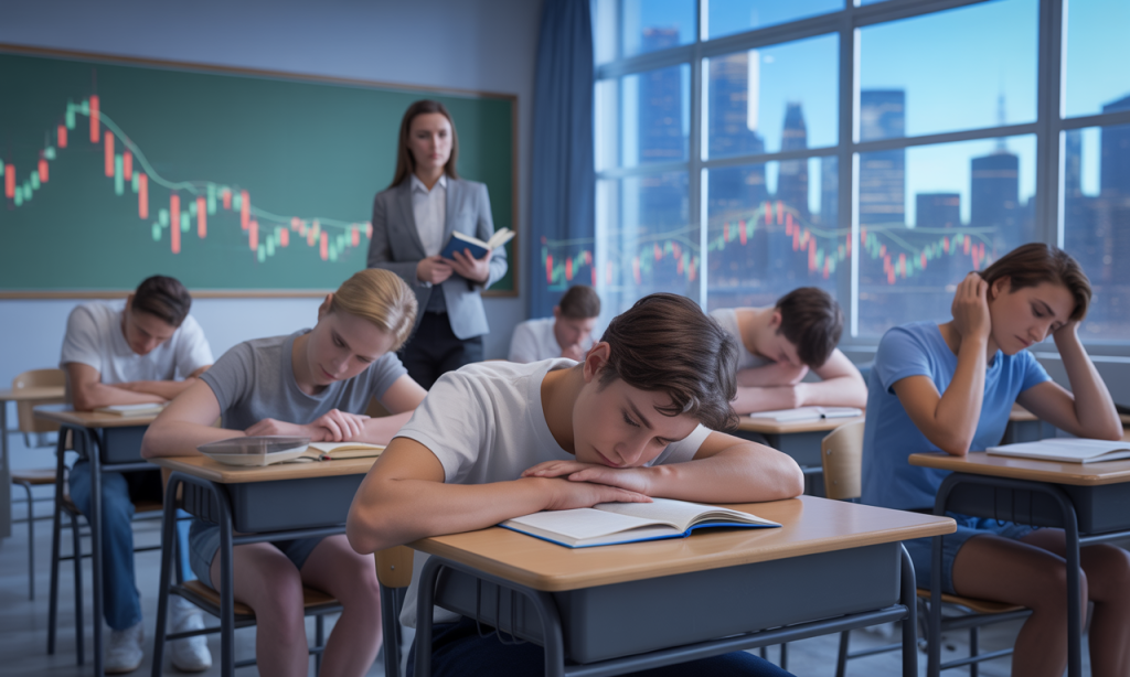les professeurs tirent la sonnette d'alarme : le trading nocturne chez certains élèves perturbe leur sommeil et impacte leurs performances scolaires.