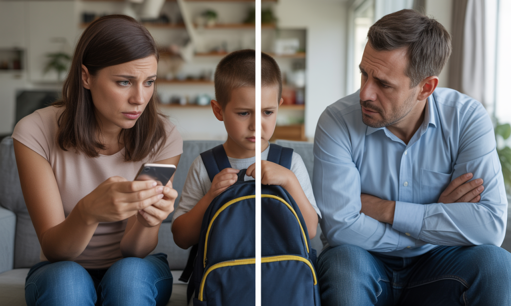 découvrez qui, entre parents divorcés, est responsable du paiement du téléphone de l'enfant selon la loi et les accords parentaux.