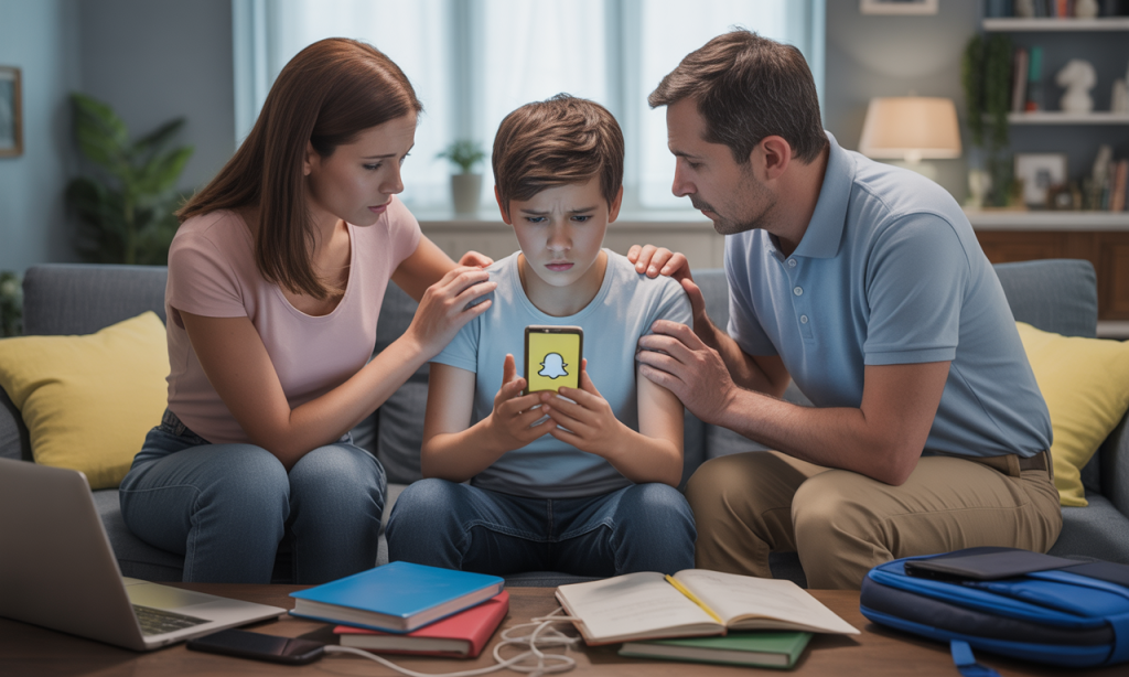 découvrez comment les parents naviguent entre snapchat, l'école et les disputes pour gérer le trop-plein d'écran chez leurs enfants et favoriser un équilibre sain.