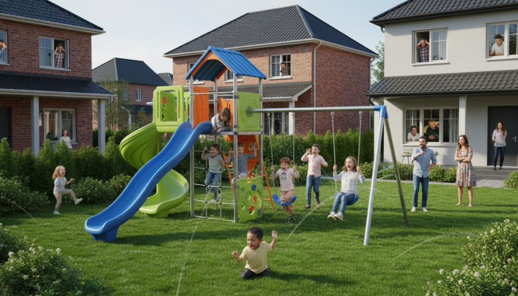 découvrez quand les aires de jeux privées, avec leurs structures et les cris des enfants, peuvent être considérées comme un trouble anormal de voisinage et comment gérer ces situations.