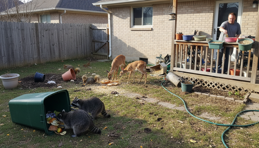 découvrez les enjeux liés à la responsabilité des voisins qui attirent les animaux sauvages en les nourrissant sans précaution, et comment cette habitude peut engendrer des nuisances pour le voisinage.