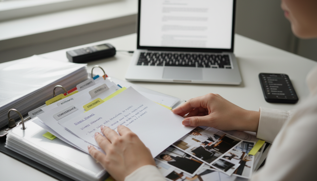 découvrez comment constituer un dossier de preuve irréfutable pour défendre vos droits en cas de harcèlement au travail devant le tribunal.