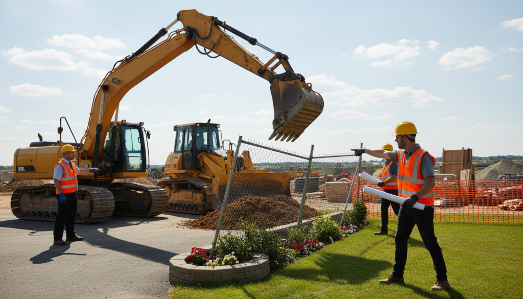 découvrez vos droits pour faire enlever rapidement le matériel de chantier installé sur votre terrain par le voisin et protéger votre propriété efficacement.