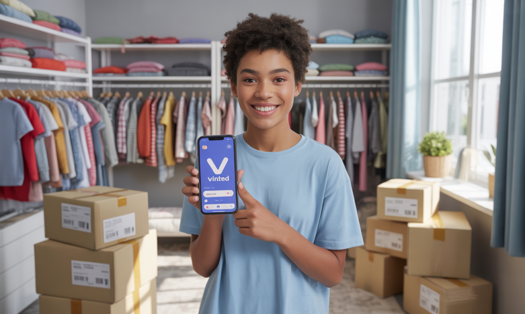 découvrez comment mon ado de 13 ans gagne 500€ par mois en vendant des articles sur vinted, une méthode simple et sécurisée pour apprendre l'autonomie financière dès le plus jeune âge.