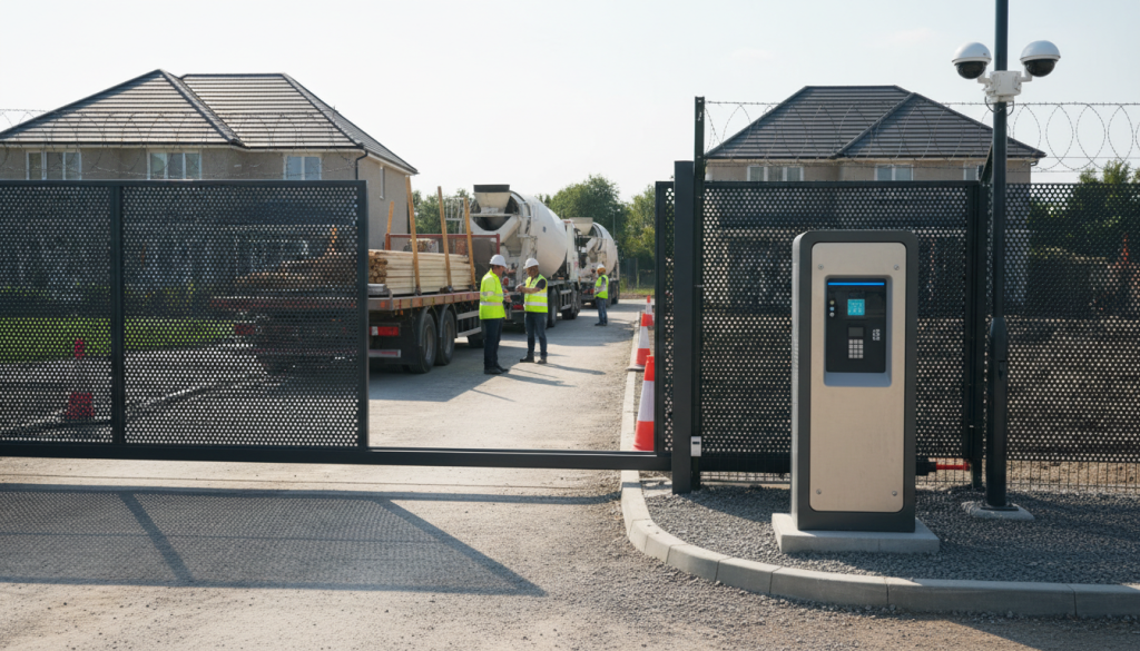 découvrez comment restreindre les heures d'ouverture du portail de votre résidence aux entreprises voisines pour sécuriser l'accès chantier et préserver la tranquillité des habitants.