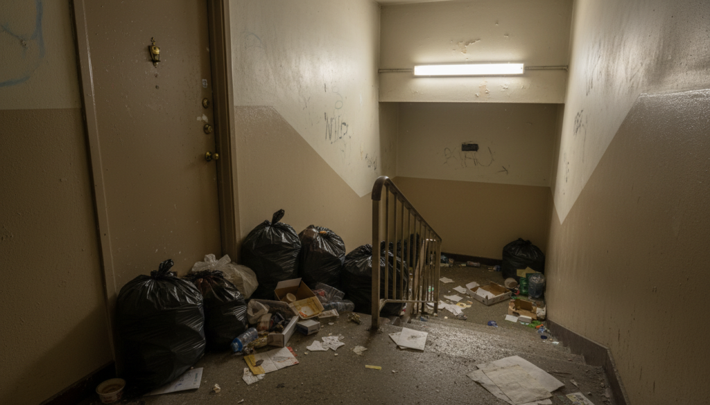 découvrez les solutions et conseils pratiques à adopter lorsque votre voisin laisse ses sacs poubelles devant votre porte palière ou dans l'escalier, afin de préserver votre cadre de vie.