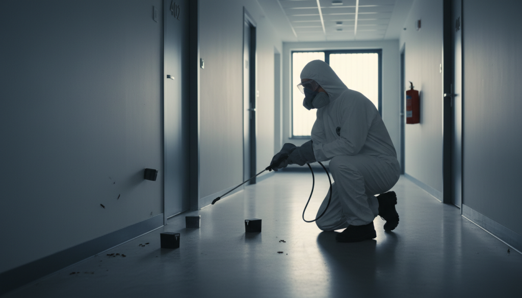 découvrez qui est responsable du paiement des interventions d'urgence pour la désinfection et la lutte contre les rats ou les insectes dans un immeuble, et quelles démarches suivre.