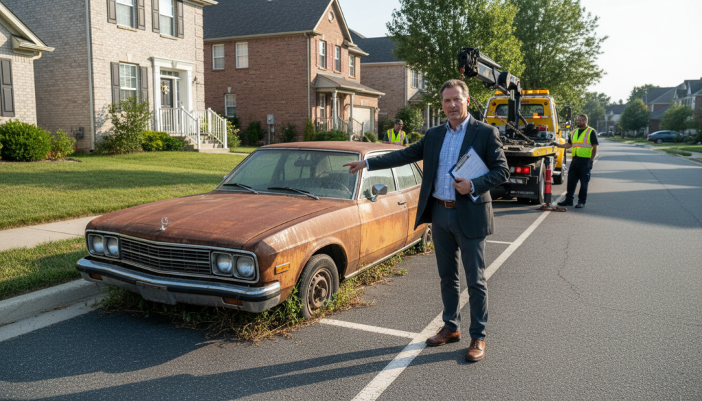 découvrez les démarches légales pour faire retirer un véhicule ventouse abandonné dans votre résidence privée et éviter tout litige.