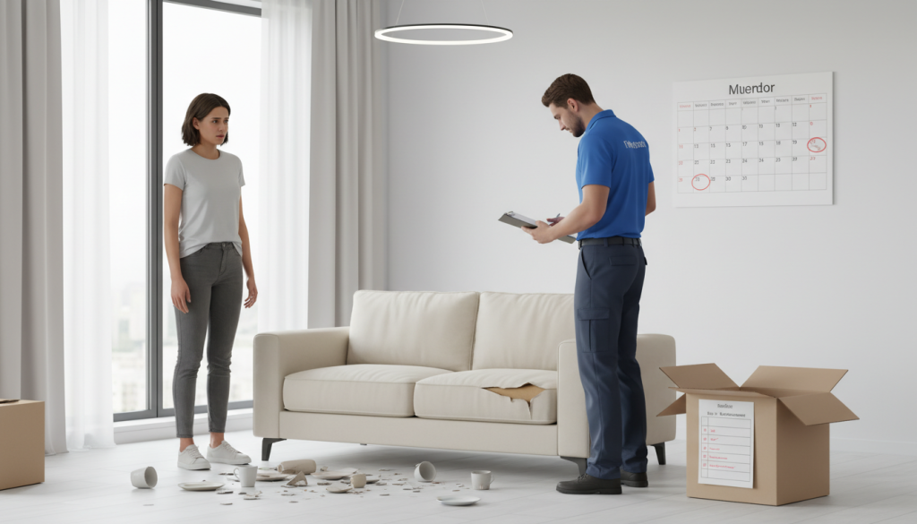 découvrez comment réagir si un déménageur perd ou endommage vos biens, les délais pour émettre des réserves et comprendre sa responsabilité légale.