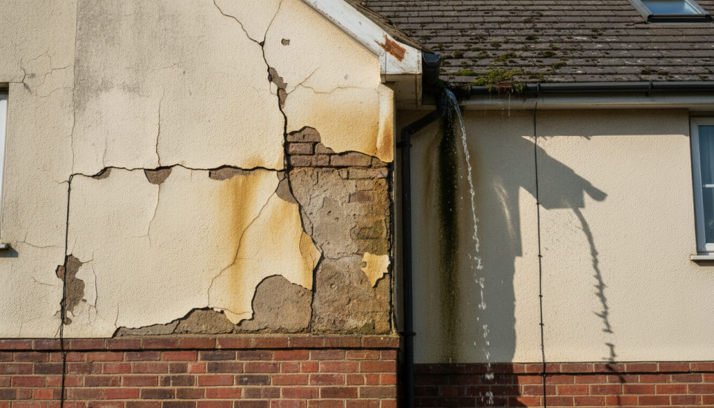 découvrez comment effectuer un constat précis des dégradations sur votre façade pour prouver l'origine des dommages causés par votre voisin et protéger vos droits.