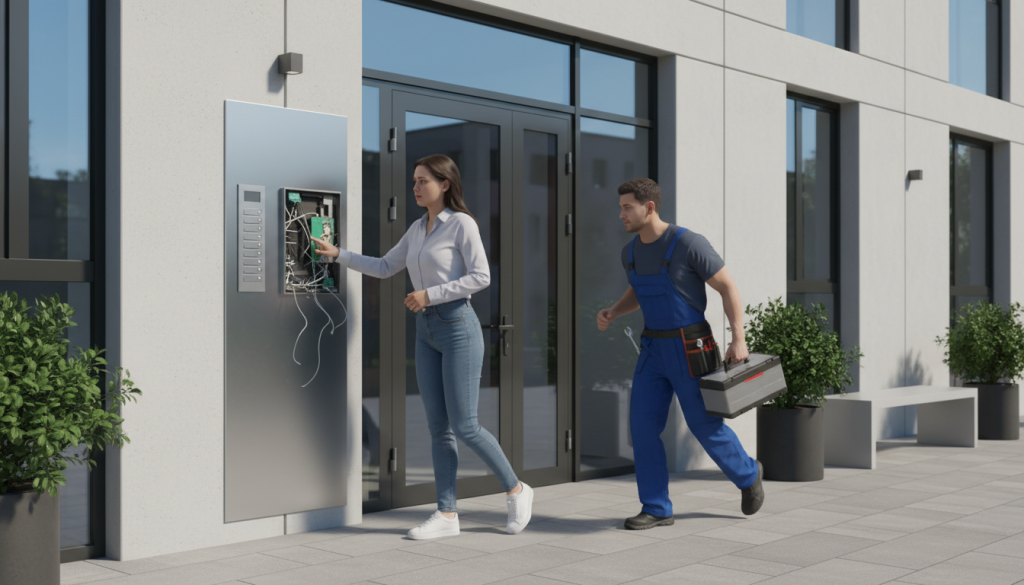 découvrez les délais de réparation que le syndic doit respecter en cas de panne d'interphone pour assurer un accès sécurisé et sans interruption.