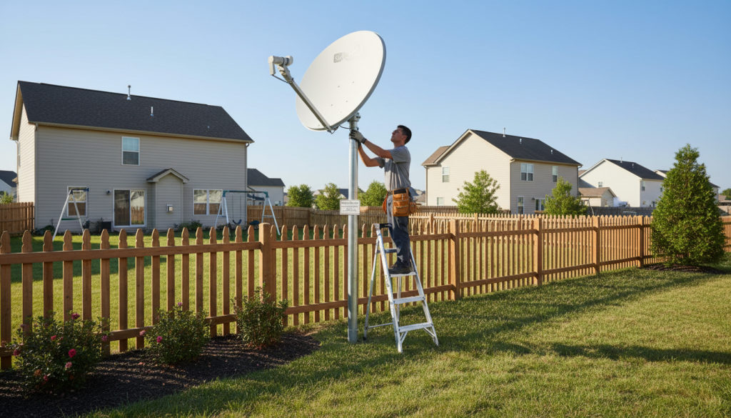 découvrez les règles essentielles pour installer une antenne parabolique sans empiéter sur la propriété voisine et éviter les conflits avec vos voisins.