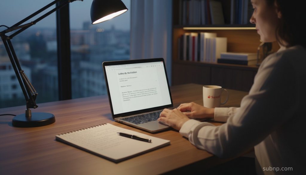 Lettre motivation Gestionnaire RH chez Sanofi