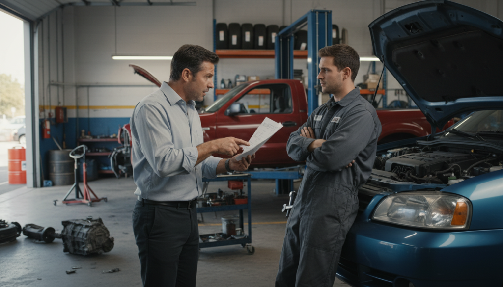 découvrez comment réagir si votre garagiste vous demande un montant supérieur au devis initial et apprenez les étapes pour contester les travaux supplémentaires en toute légalité.